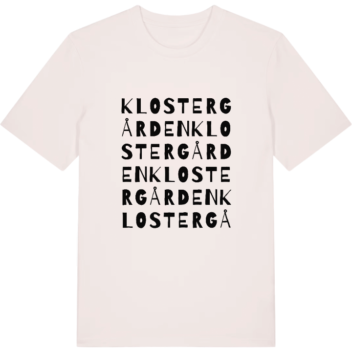 Klostergården ordlek t-shirt – t-shirt från PinShirt