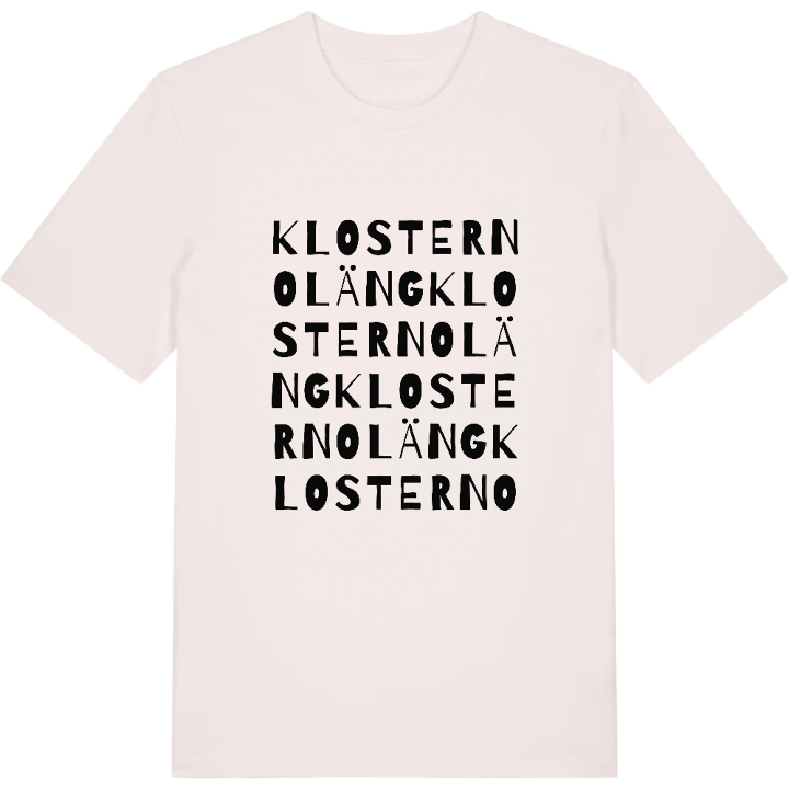 Klosternoläng ordlek t-shirt – t-shirt från PinShirt