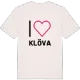Jag älskar Klöva t-shirt stort tryck