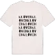 Klöven ordlek t-shirt