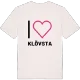 Jag älskar Klövsta t-shirt stort tryck