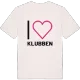 Jag älskar Klubben t-shirt stort tryck