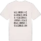 Klunsbacken ordlek t-shirt