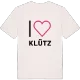 Jag älskar Klütz t-shirt stort tryck
