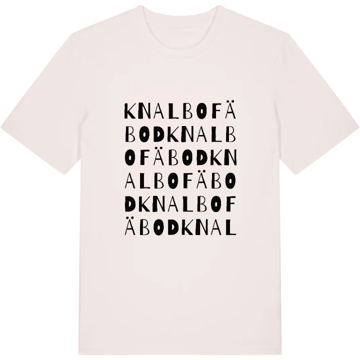Knalbo fäbod ordlek t-shirt – t-shirt från PinShirt