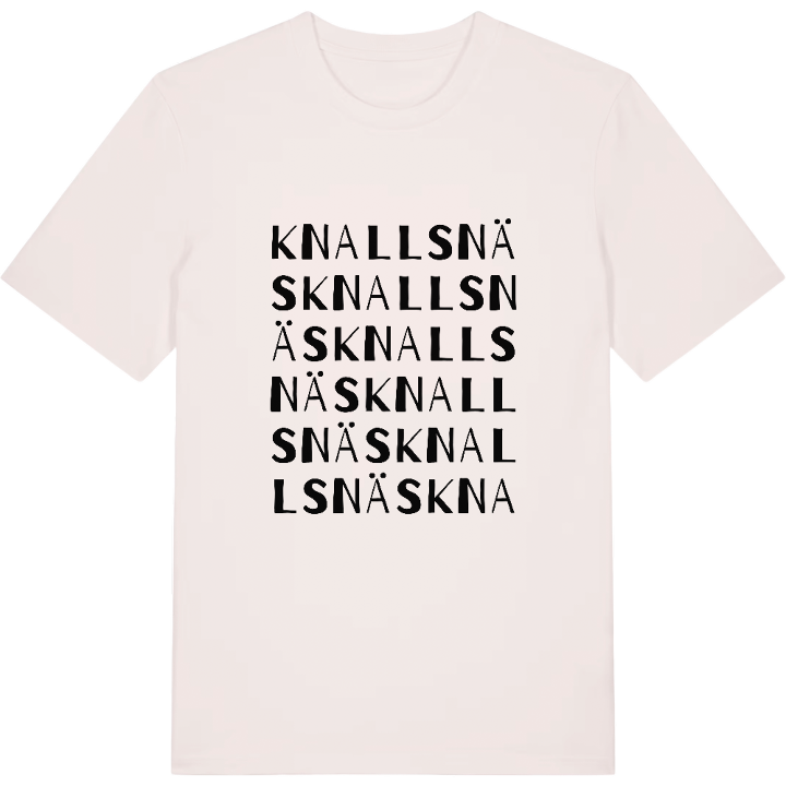 Knallsnäs ordlek t-shirt – t-shirt från PinShirt