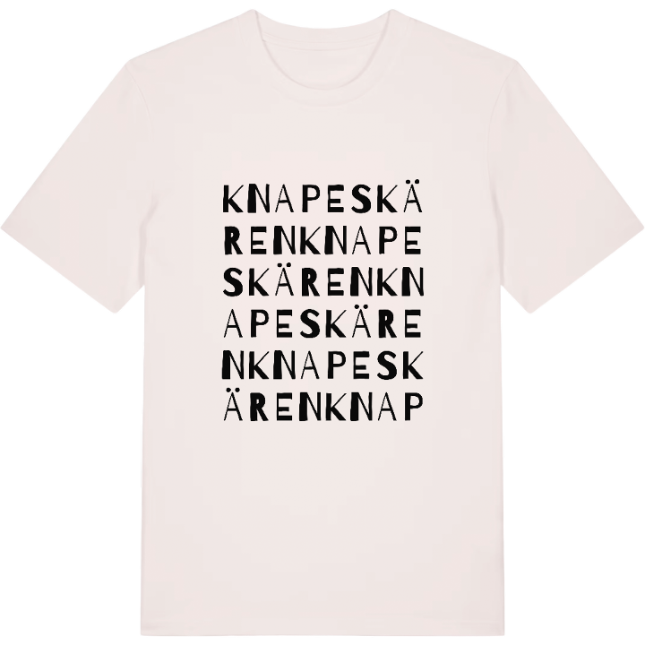Knapeskären ordlek t-shirt – t-shirt från PinShirt