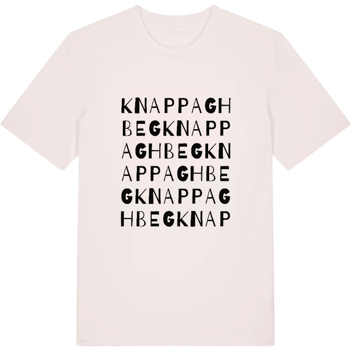 Knappagh Beg ordlek t-shirt – t-shirt från PinShirt