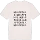 Knappemåla ordlek t-shirt