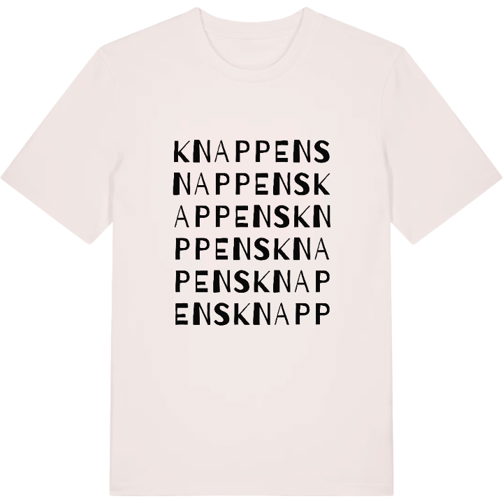 Knappens ordlek t-shirt – t-shirt från PinShirt