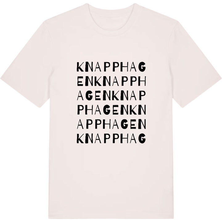 Knapphagen ordlek t-shirt – t-shirt från PinShirt