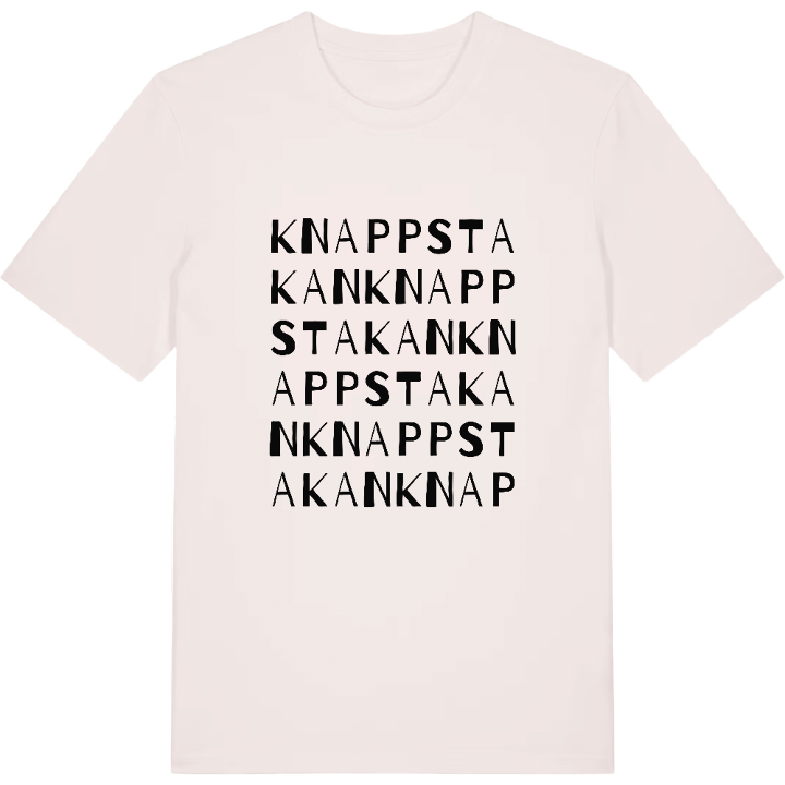 Knappstakan ordlek t-shirt – t-shirt från PinShirt