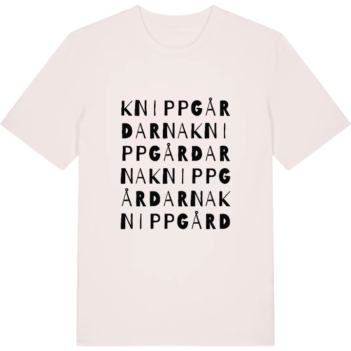 Knippgårdarna ordlek t-shirt – t-shirt från PinShirt