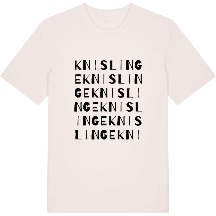 Knislinge ordlek t-shirt – t-shirt från PinShirt