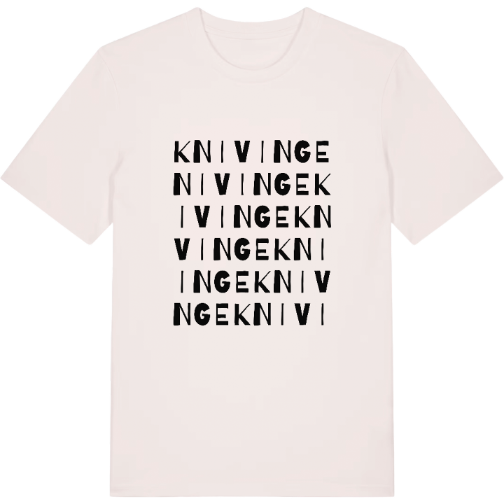 Knivinge ordlek t-shirt – t-shirt från PinShirt