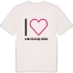 Jag älskar Knocksquire t-shirt stort tryck