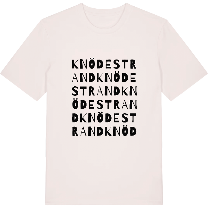 Knödestrand ordlek t-shirt – t-shirt från PinShirt