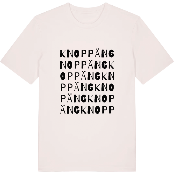 Knoppäng ordlek t-shirt – t-shirt från PinShirt