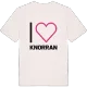 Jag älskar Knorran t-shirt stort tryck