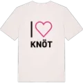Jag älskar Knöt t-shirt stort tryck