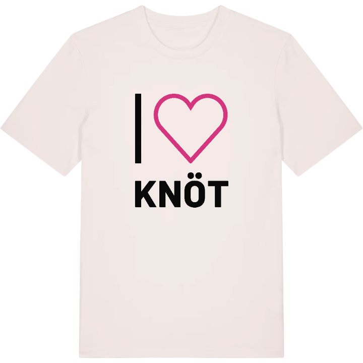 Jag älskar Knöt t-shirt stort tryck – t-shirt från PinShirt