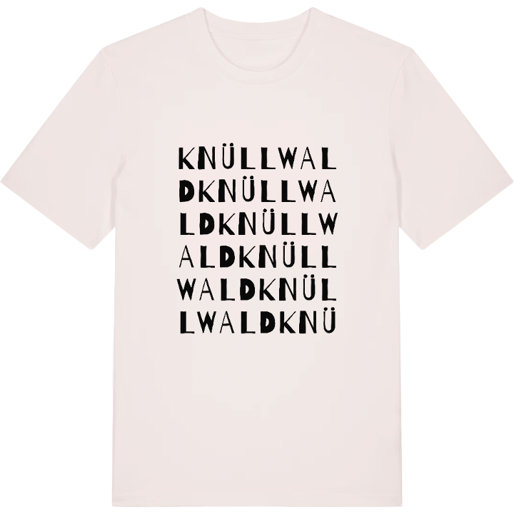 Knüllwald ordlek t-shirt – t-shirt från PinShirt