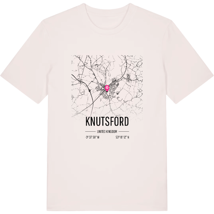 Knutsford karta t-shirt – t-shirt från PinShirt