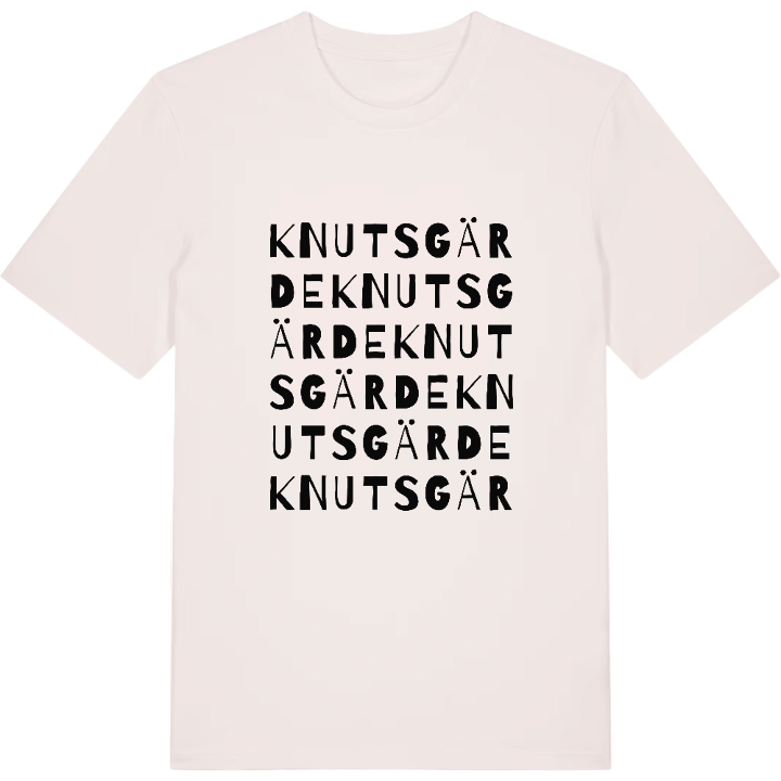 Knutsgärde ordlek t-shirt – t-shirt från PinShirt