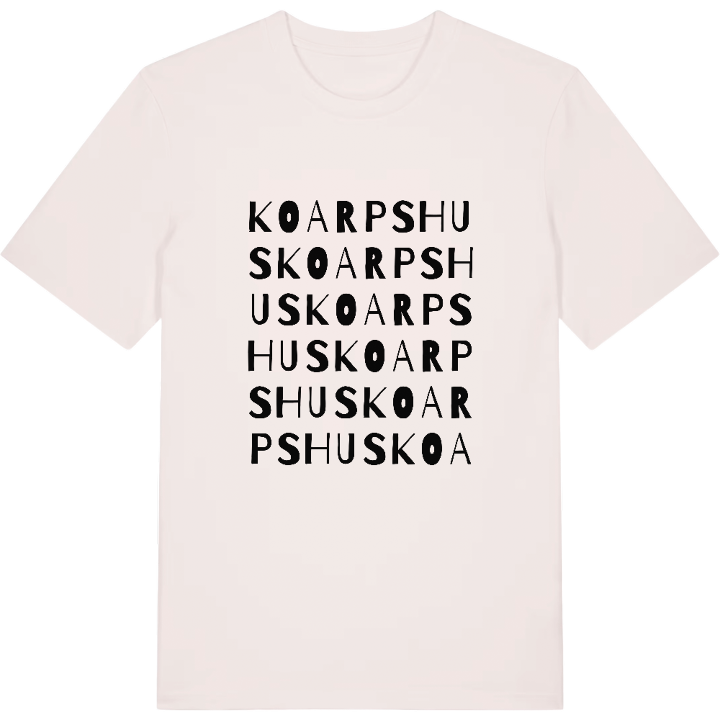 Koarpshus ordlek t-shirt – t-shirt från PinShirt