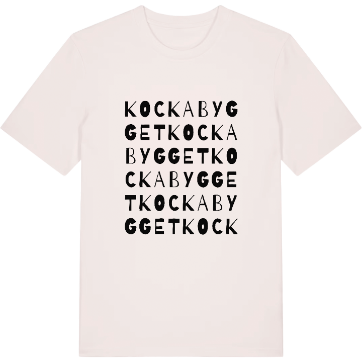 Kockabygget ordlek t-shirt – t-shirt från PinShirt