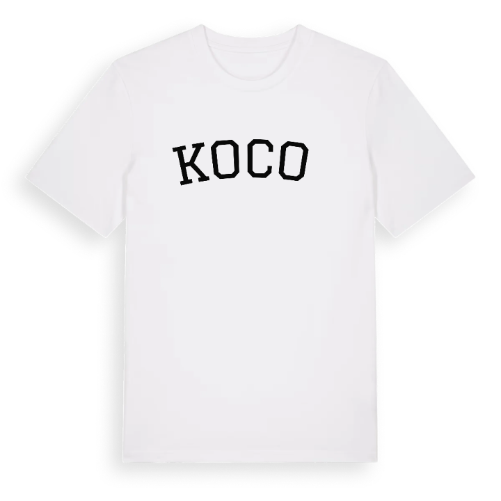 Kocoń böjd t-shirt – t-shirt från PinShirt