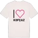 Jag älskar Kofçaz t-shirt stort tryck