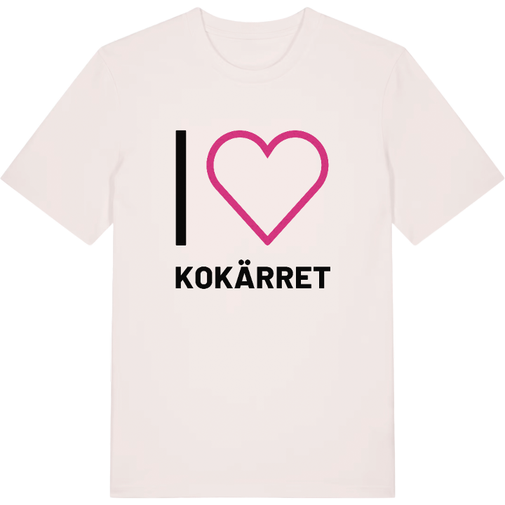 Jag älskar Kokärret t-shirt stort tryck – t-shirt från PinShirt