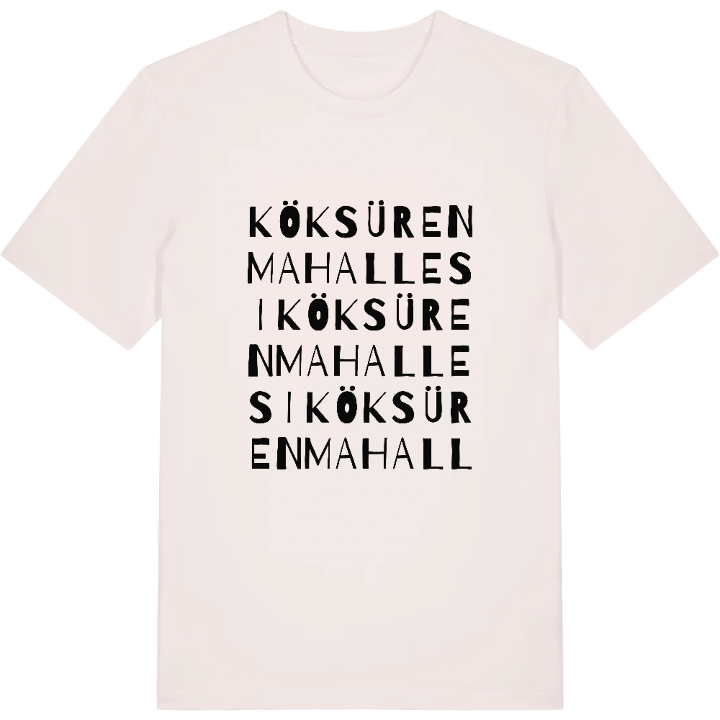 Köksüren Mahallesi ordlek t-shirt – t-shirt från PinShirt