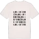 Kolarängen ordlek t-shirt