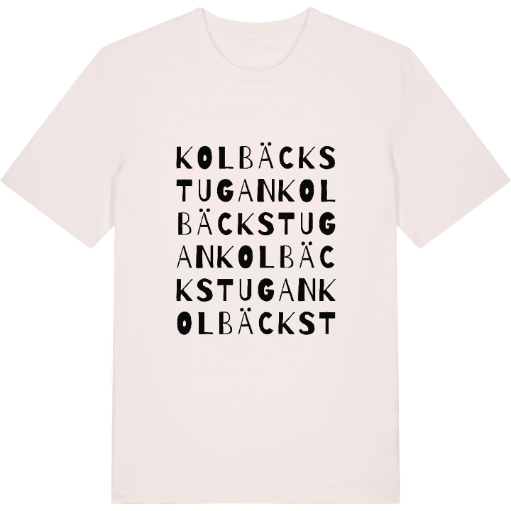 Kolbäckstugan ordlek t-shirt – t-shirt från PinShirt