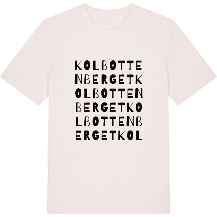 Kolbottenberget ordlek t-shirt – t-shirt från PinShirt