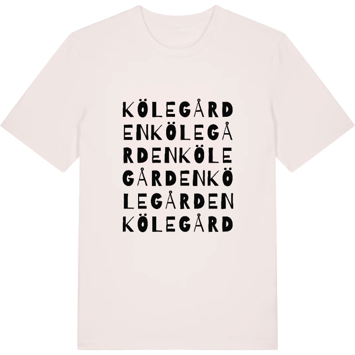 Kölegården ordlek t-shirt – t-shirt från PinShirt