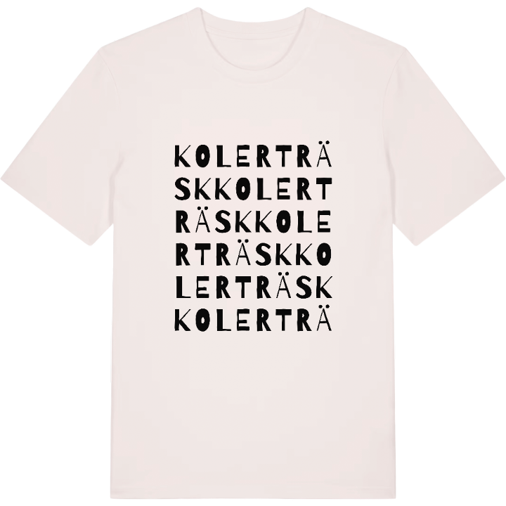 Kolerträsk ordlek t-shirt – t-shirt från PinShirt