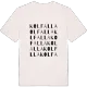 Kolfalla ordlek t-shirt
