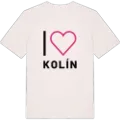 Jag älskar Kolín t-shirt stort tryck
