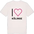 Jag älskar Kölinge t-shirt stort tryck