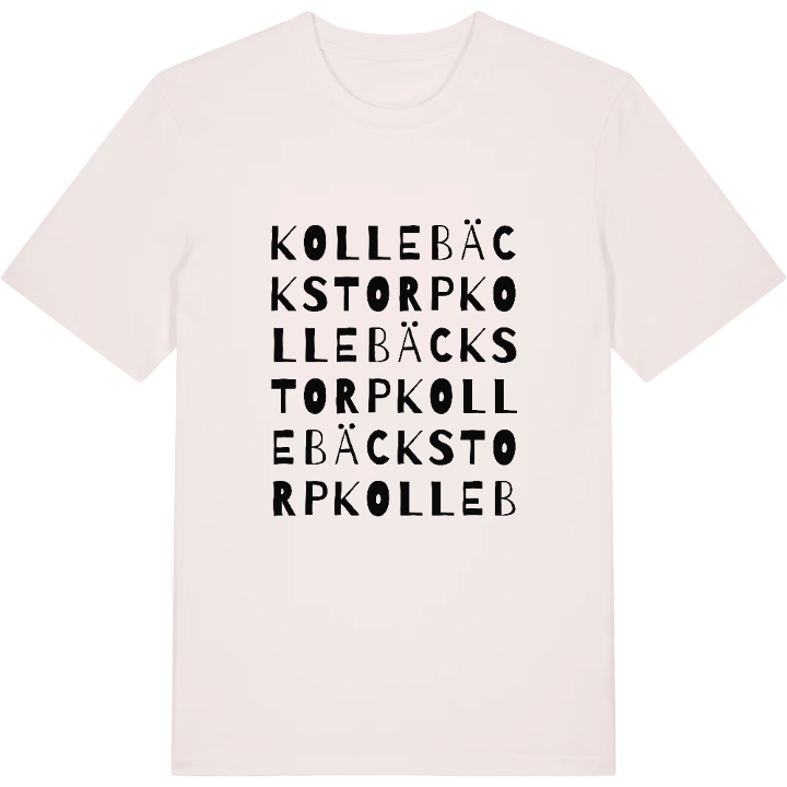 Kollebäckstorp ordlek t-shirt – t-shirt från PinShirt