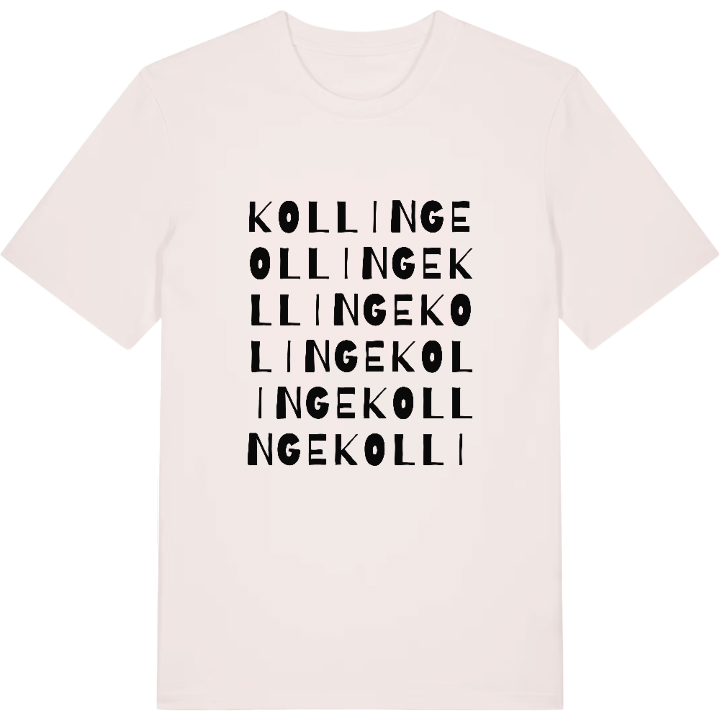Kollinge ordlek t-shirt – t-shirt från PinShirt