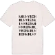 Kolmyren ordlek t-shirt