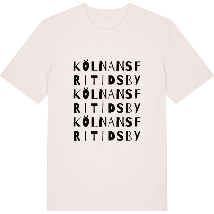Kölnans fritidsby ordlek t-shirt – t-shirt från PinShirt