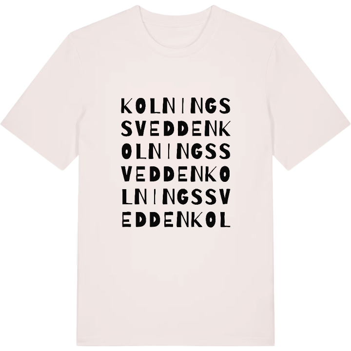 Kolningssvedden ordlek t-shirt – t-shirt från PinShirt