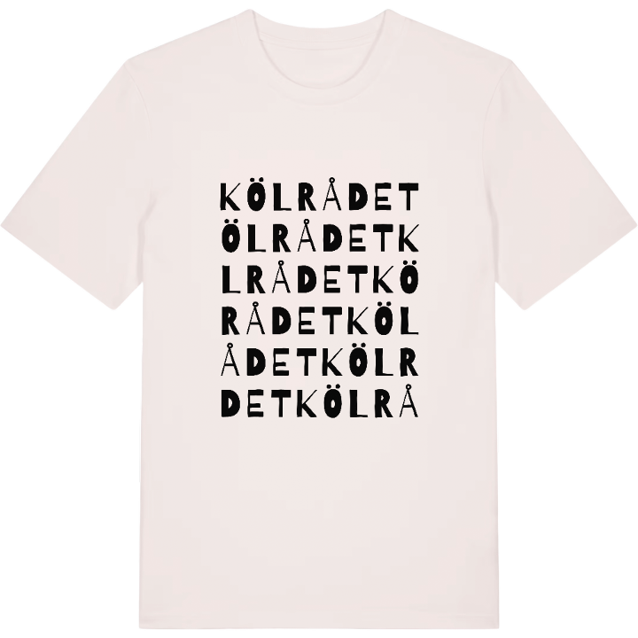 Kölrådet ordlek t-shirt – t-shirt från PinShirt