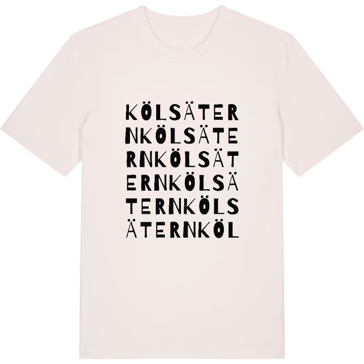 Kölsätern ordlek t-shirt – t-shirt från PinShirt