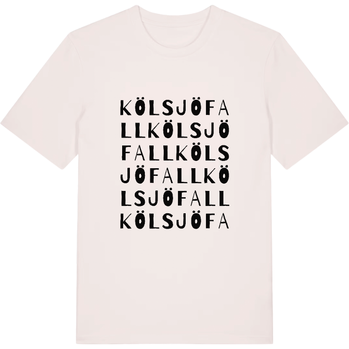Kölsjöfall ordlek t-shirt – t-shirt från PinShirt